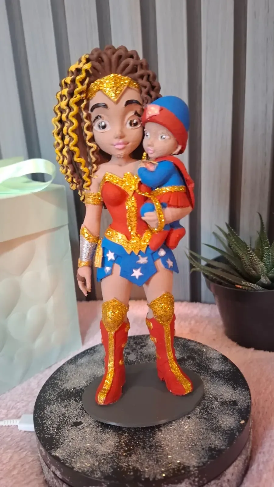 Boneca 3D infantil com personagem original